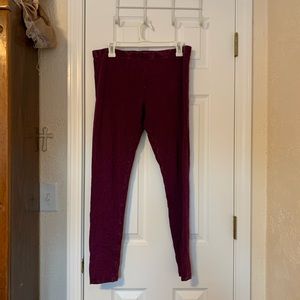 Mossimo Textured Purple Leggings